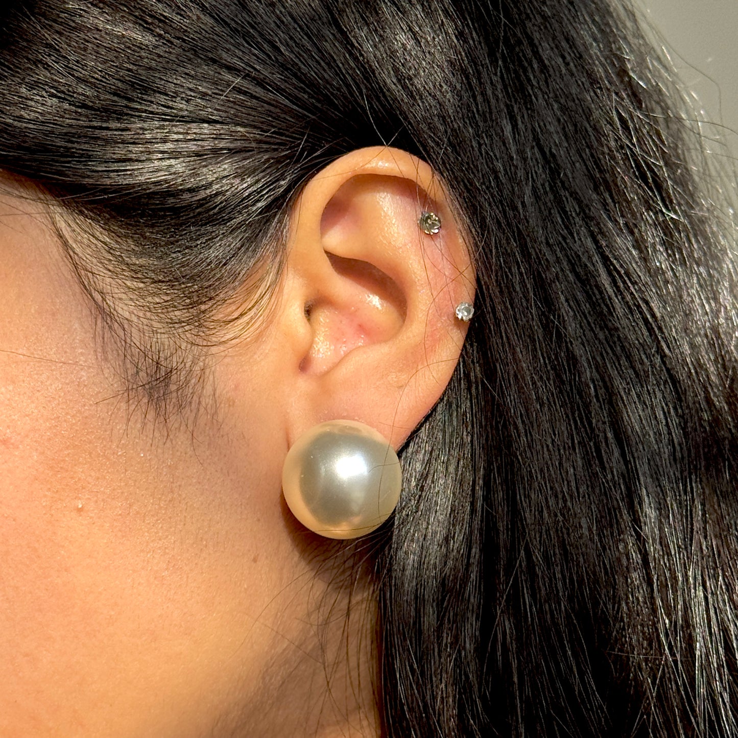 Oversized Pearl Studs