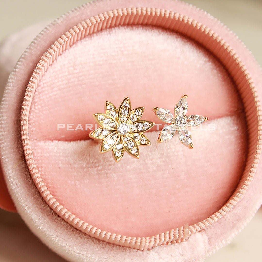 Twin Daisy Ring
