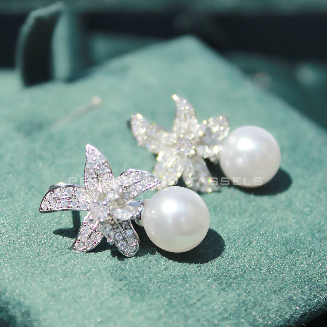 Treasure Star Zircon Earrings