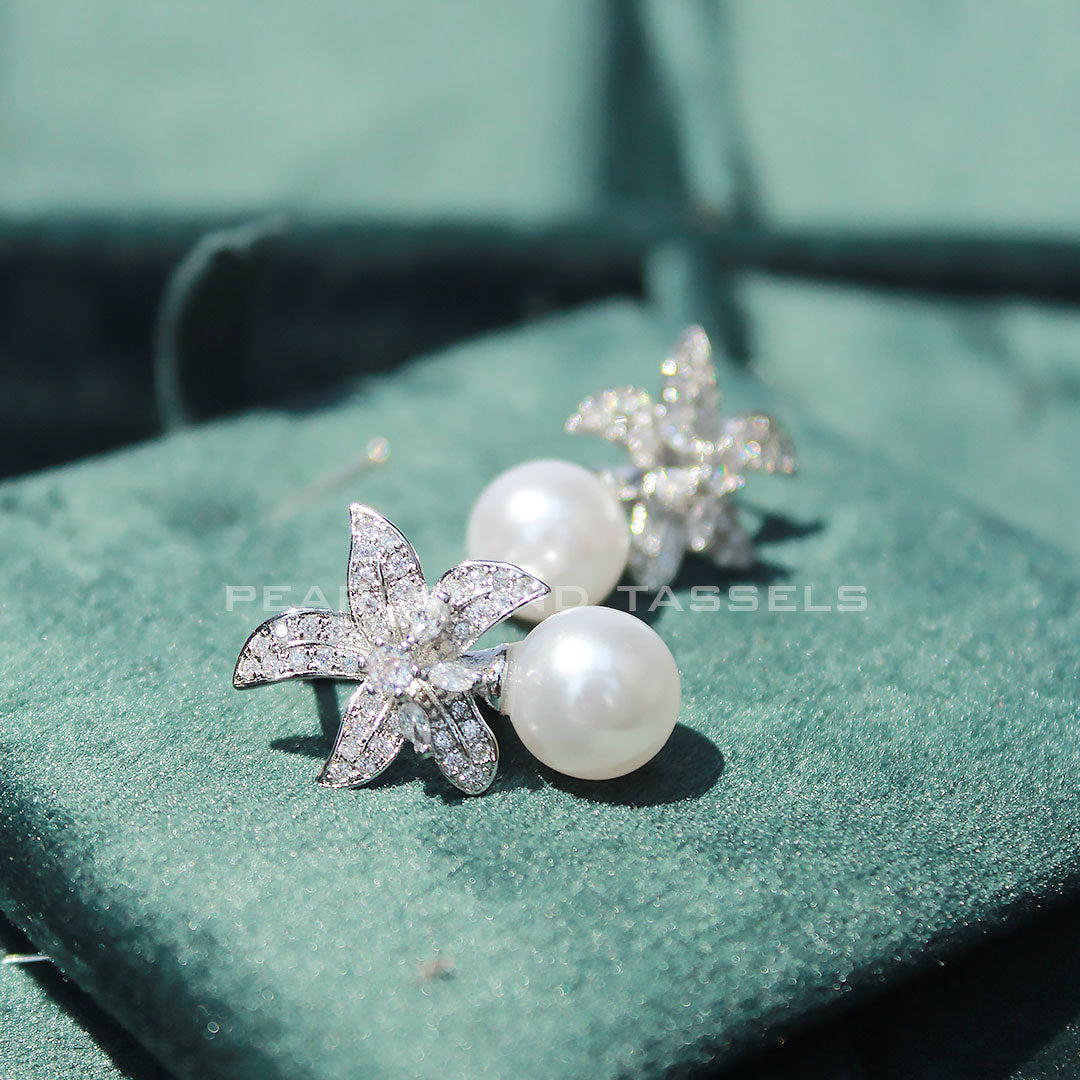 Treasure Star Zircon Earrings