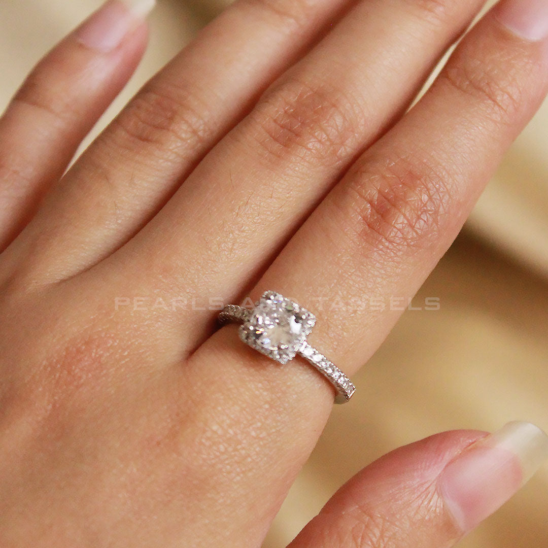 Zirconia Gemstone Ring