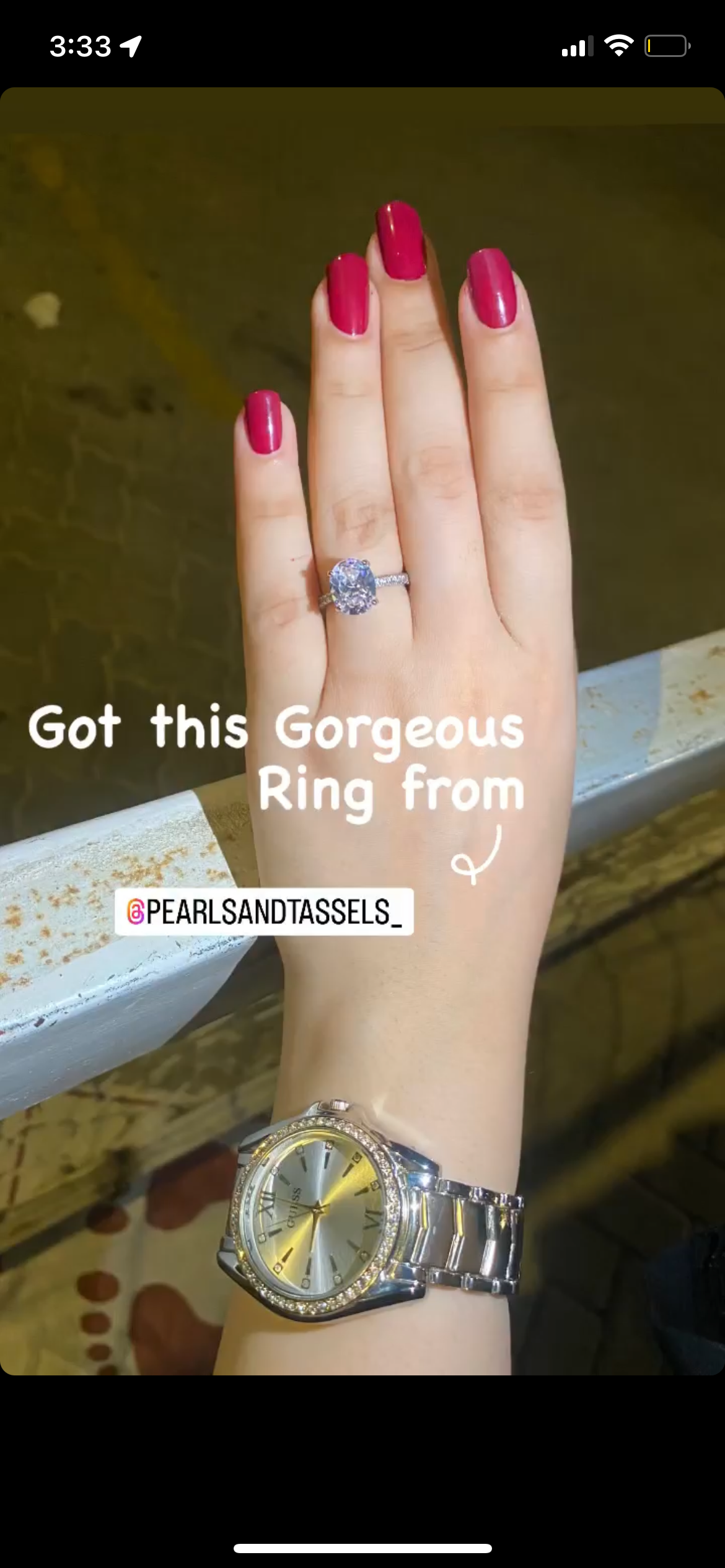 Elizabeth Ring (adjustable size)