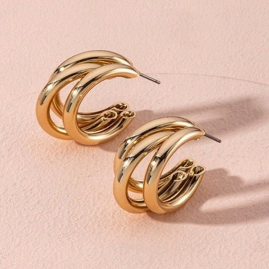 TriHoop Earrings