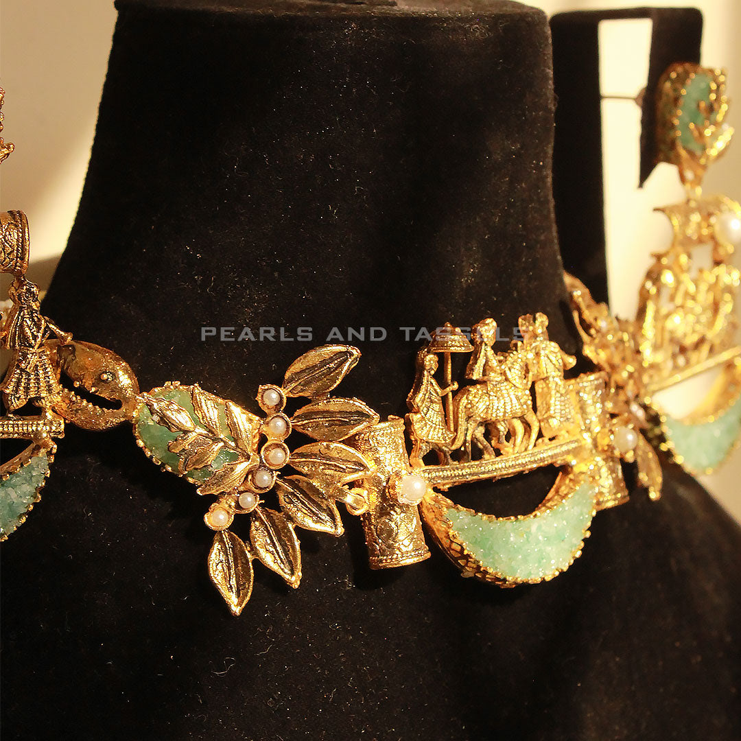 Palki Necklace Set