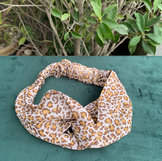 Tiger print hairband