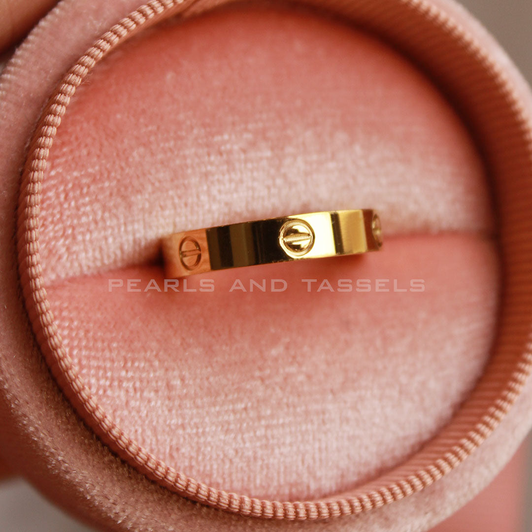 Gold Band flat ring