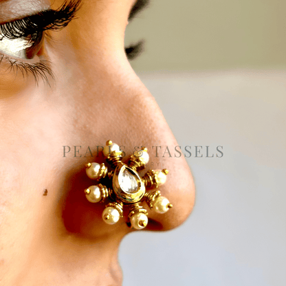 Kundan Nose Pins