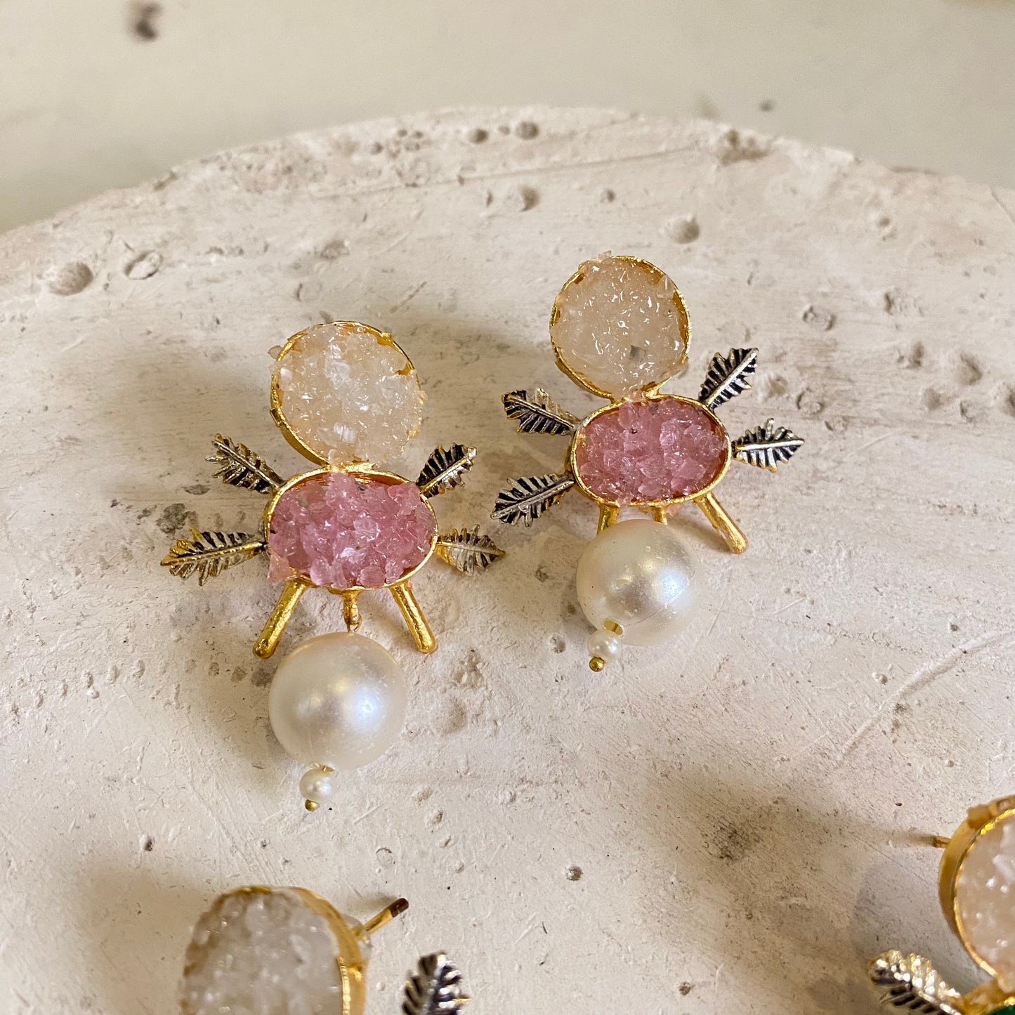 Bee Crystal Earrings