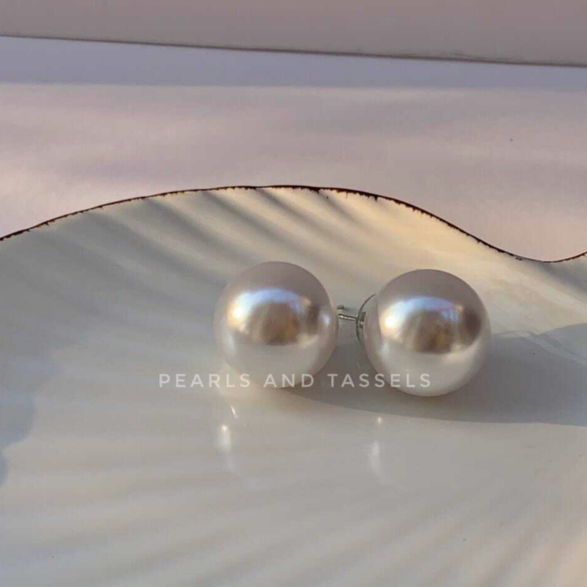 Oversized Pearl Studs